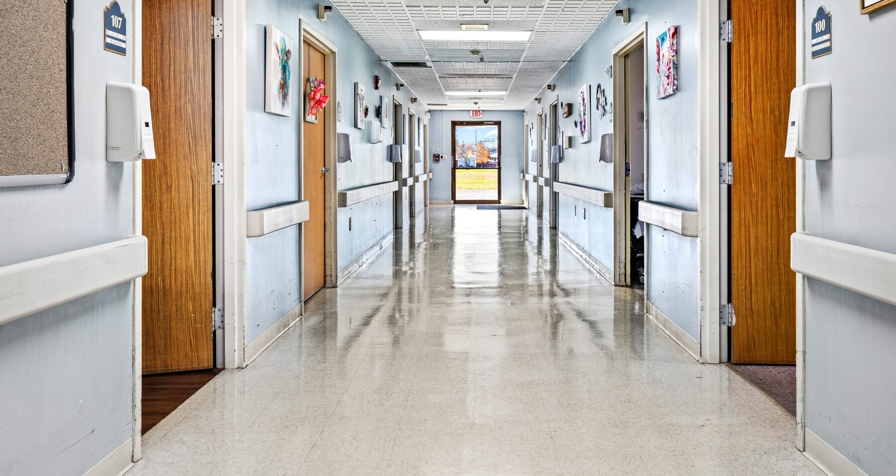 Concord Care of Sandusky hallway